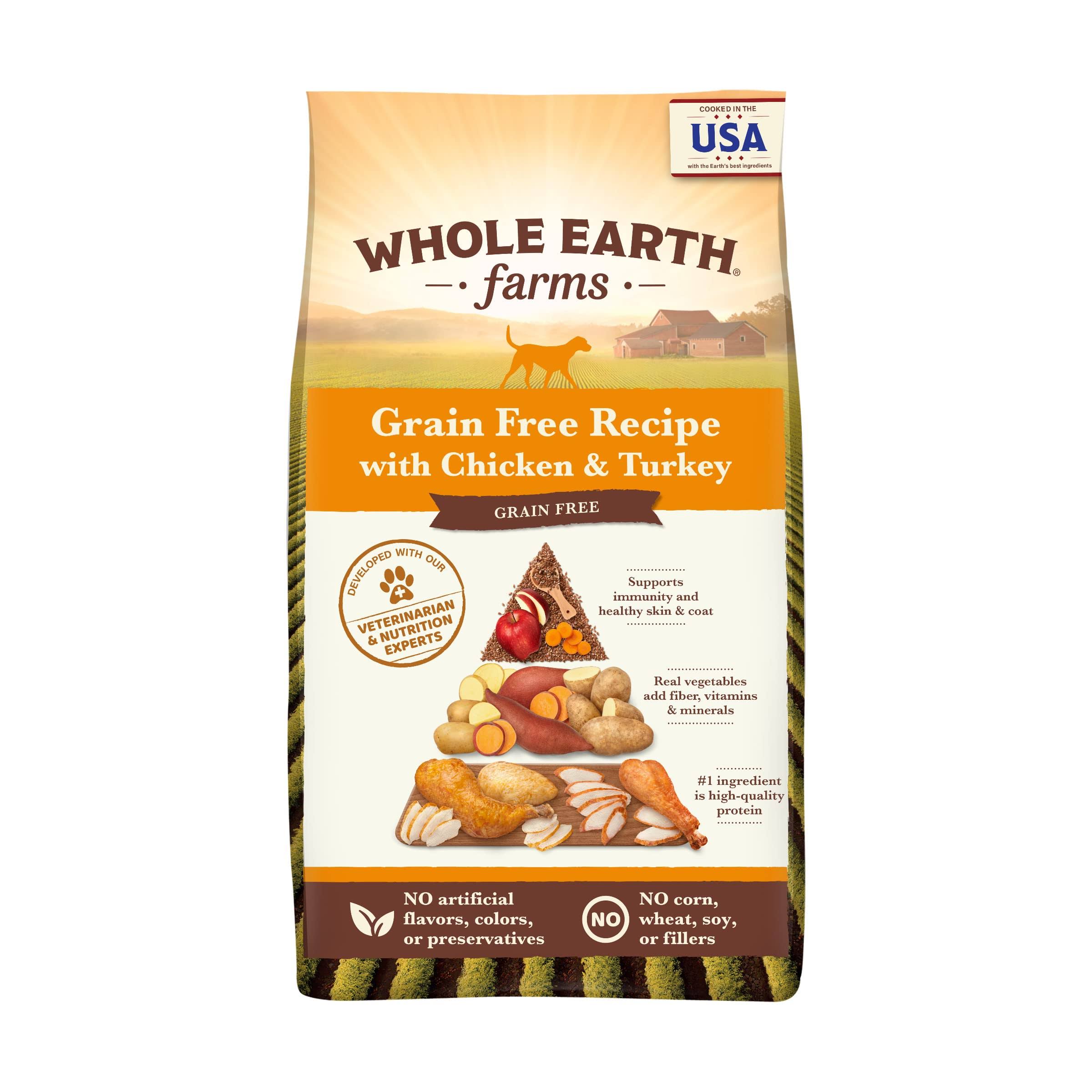 Whole Earth Farms Grain Free Dog Food - Chicken & Turkey