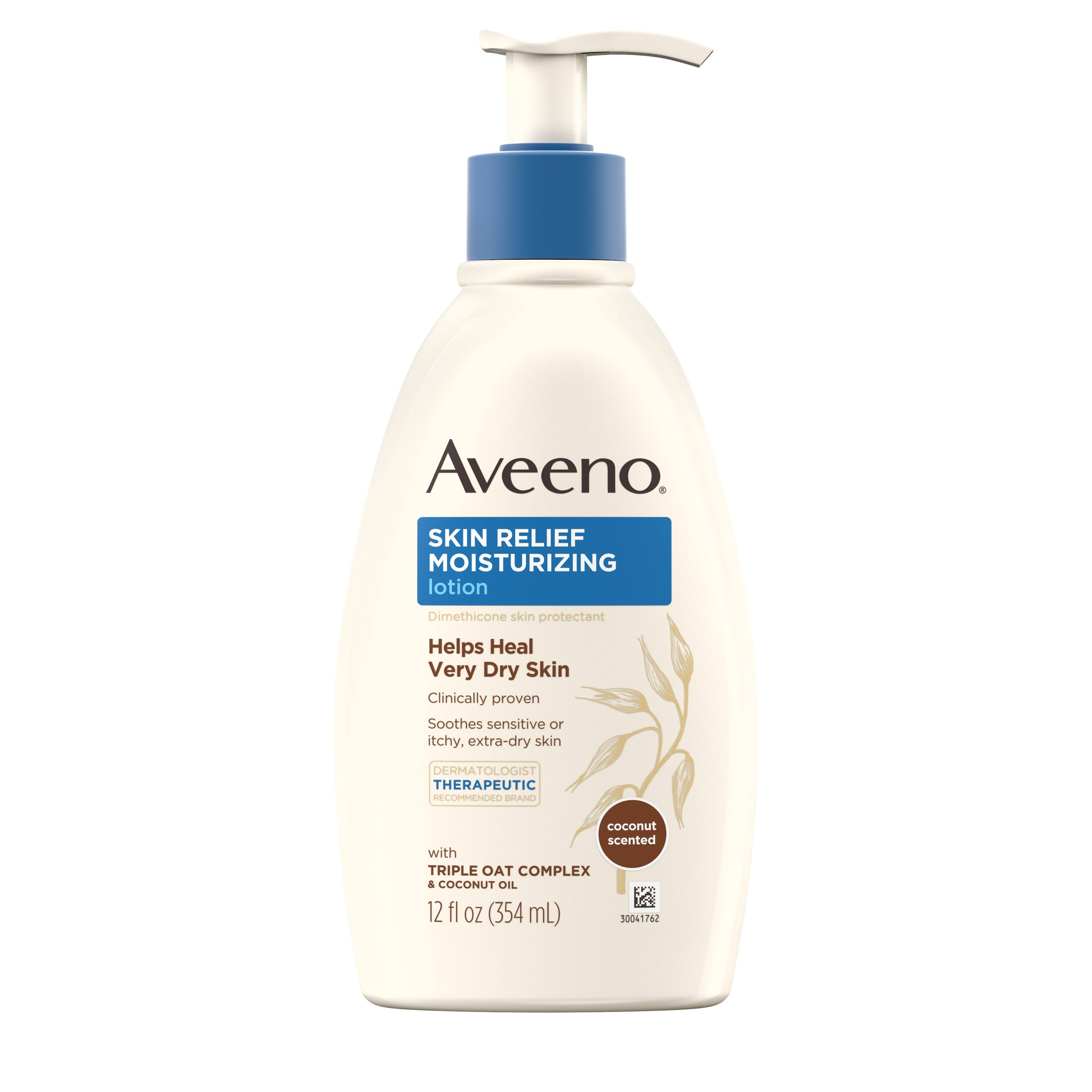 Aveeno Active Naturals Nourishing Coconut Skin Relief Gentle Scent Lotion - 12 oz