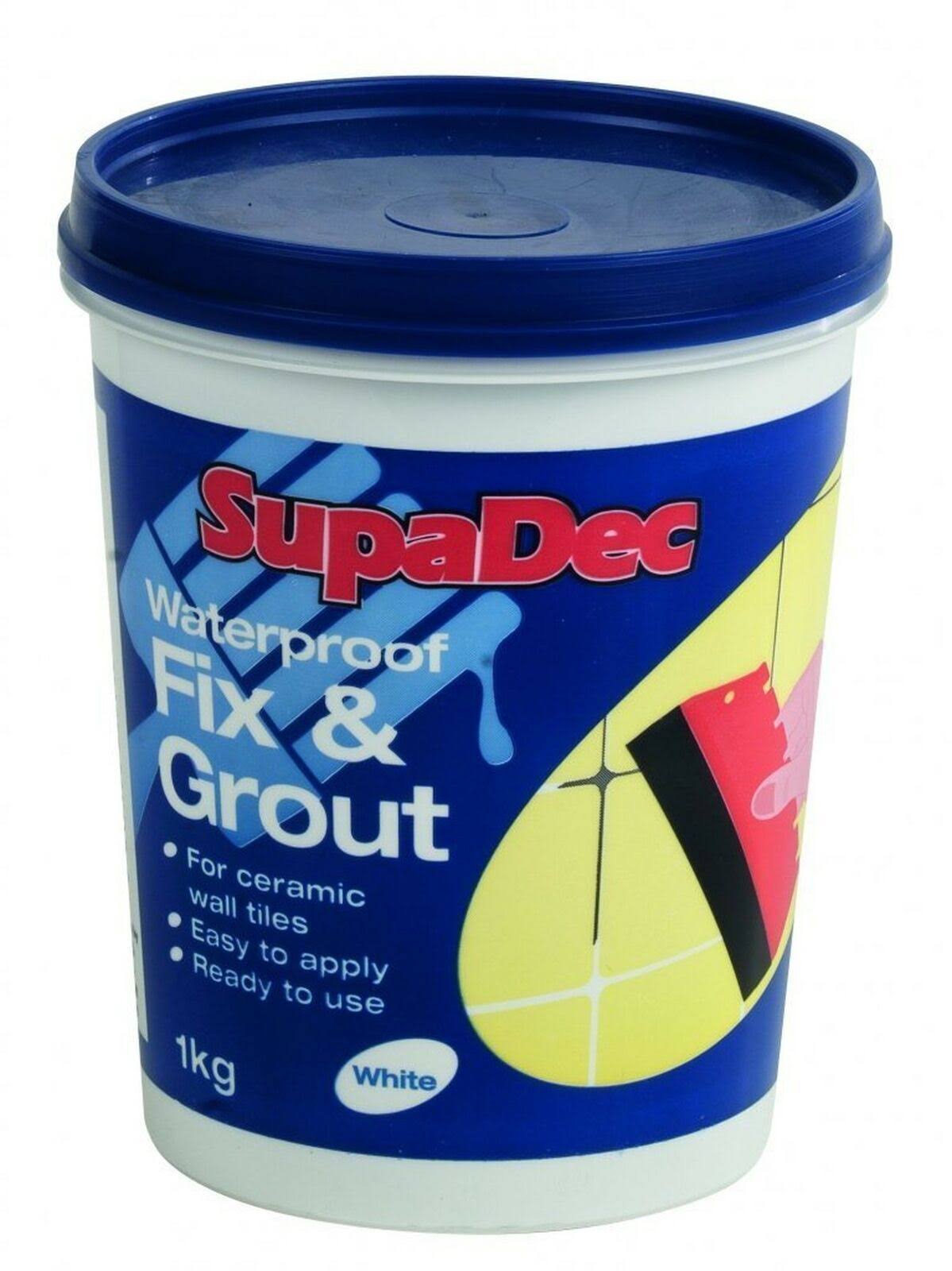 Supadec Waterproof Fix & Grout - 1kg