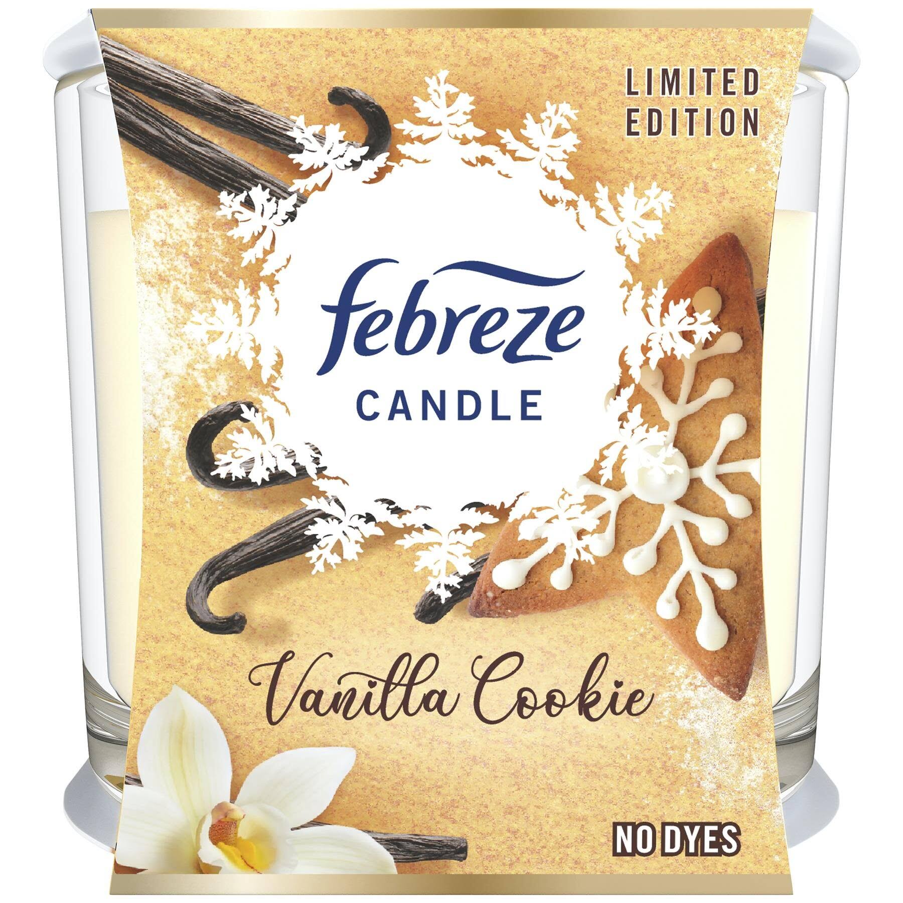Febreze Odor Eleminating Scented Candle - Vanilla Blossom, 100g