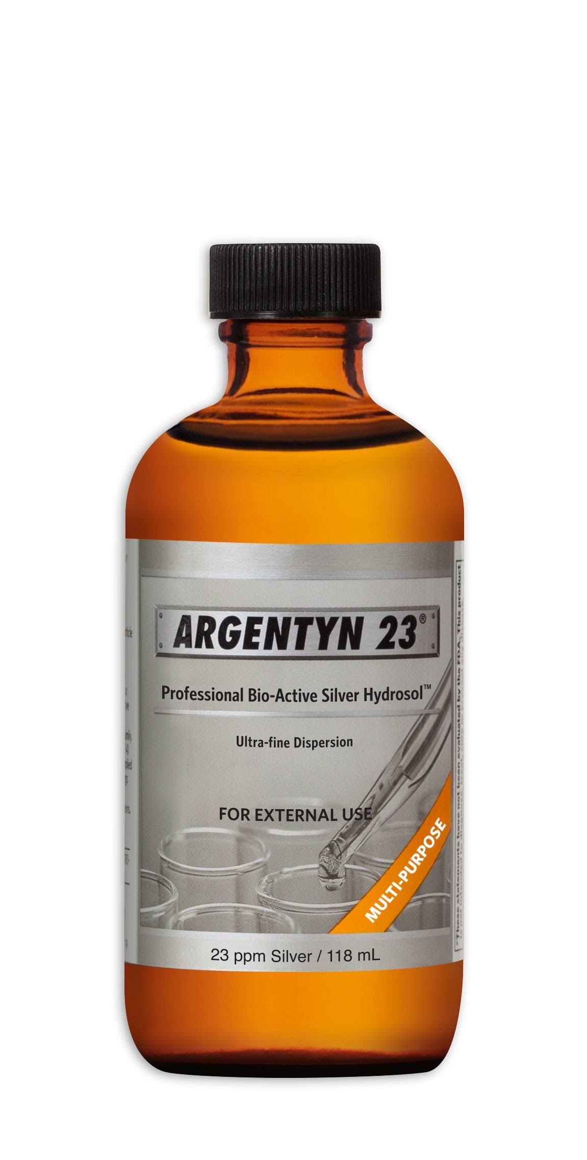 Natural Immunogenics Argentyn 23 Professional Bio-Active Silver Hydrosol Dietary Supplement - 23ppm