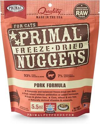 Primal Pet Foods Freeze Dried Cat Food - Pork