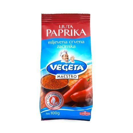 Podravka Hot Paprika - 100 Grams - Mentor Family Foods - Delivered by Mercato