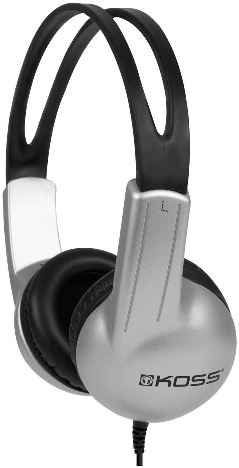 Koss Stereo Headphones - Black & Silver