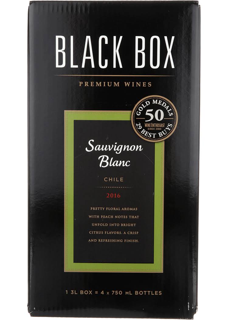Black Box Sauvignon Blanc, Valle Central Chile, 2013 - 3 liters
