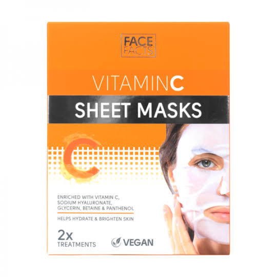Face Facts Vitamin C Sheet Mask 2 x 20 ml