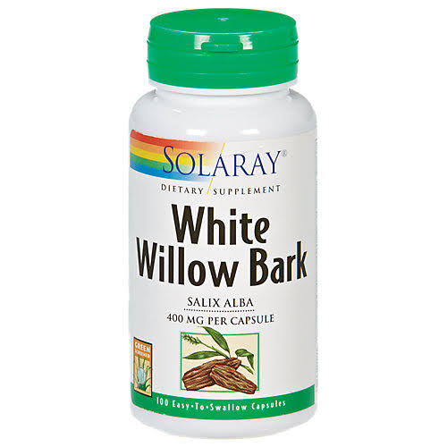 Solaray White Willow Bark Supplement - 100ct