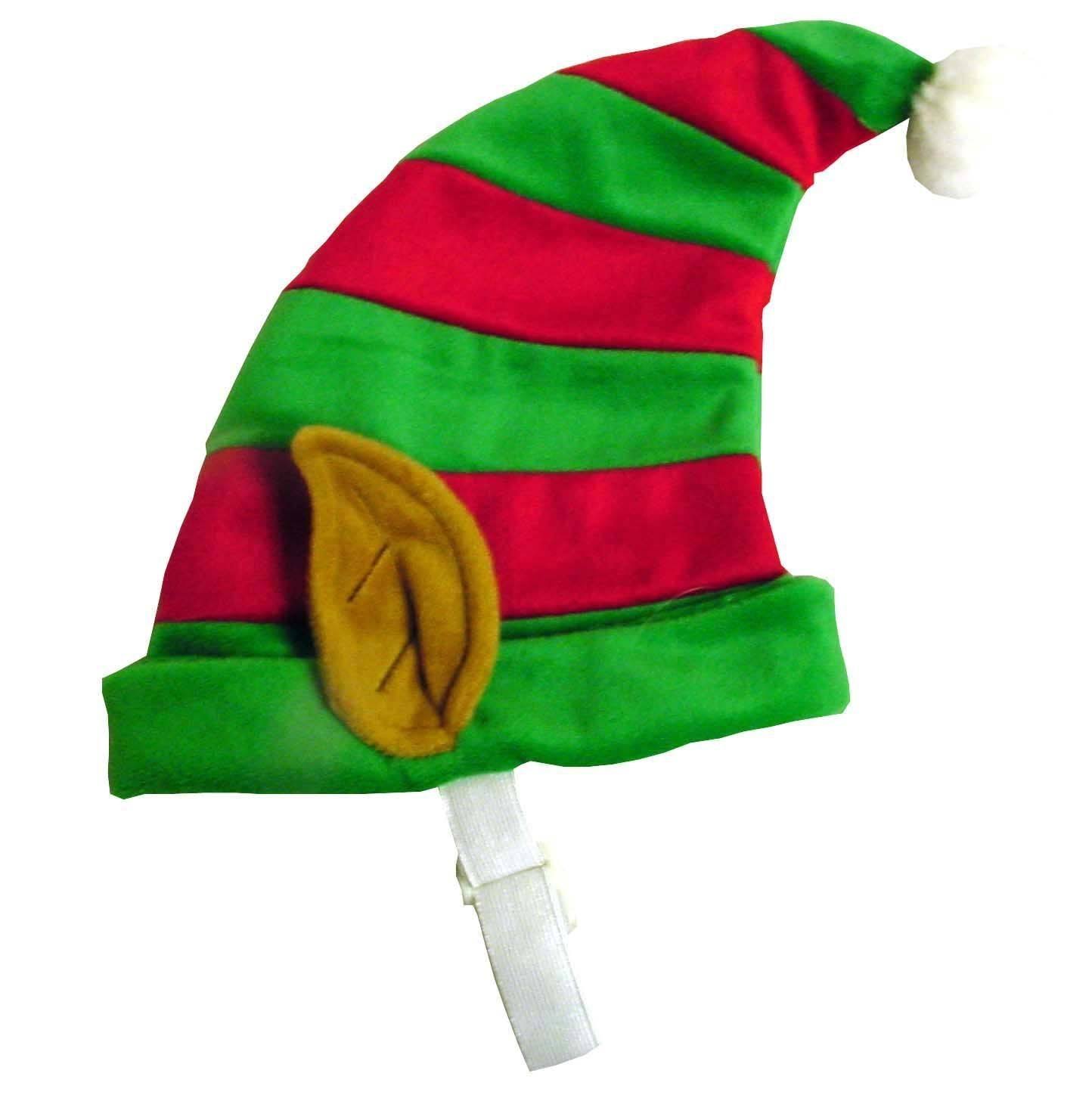 Outward Hound Kyjen Elf Dog Hat - Small, Red and Green