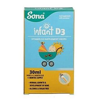 Sona Infant D3 Drops