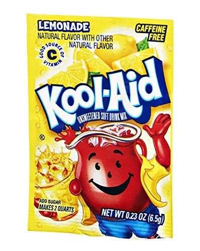 Kool-Aid Unsweetened Drink Mix - Lemonade, 0.23 oz