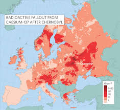 Радиоактивно изхвърляне на цезий 137 след Чернобил