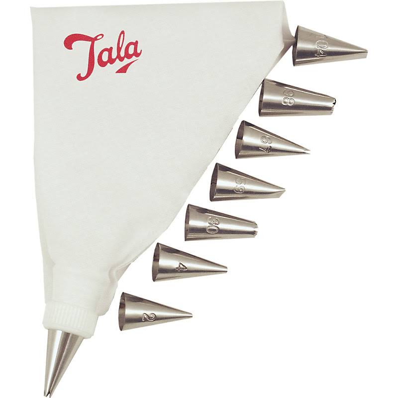 Tala Icing Bag Set + 6 Tin Nozzles