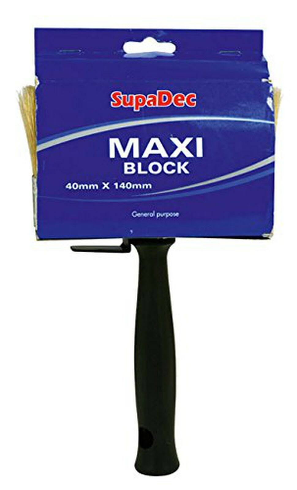 Supadec Maxi Block Brush - 40mm x 140mm