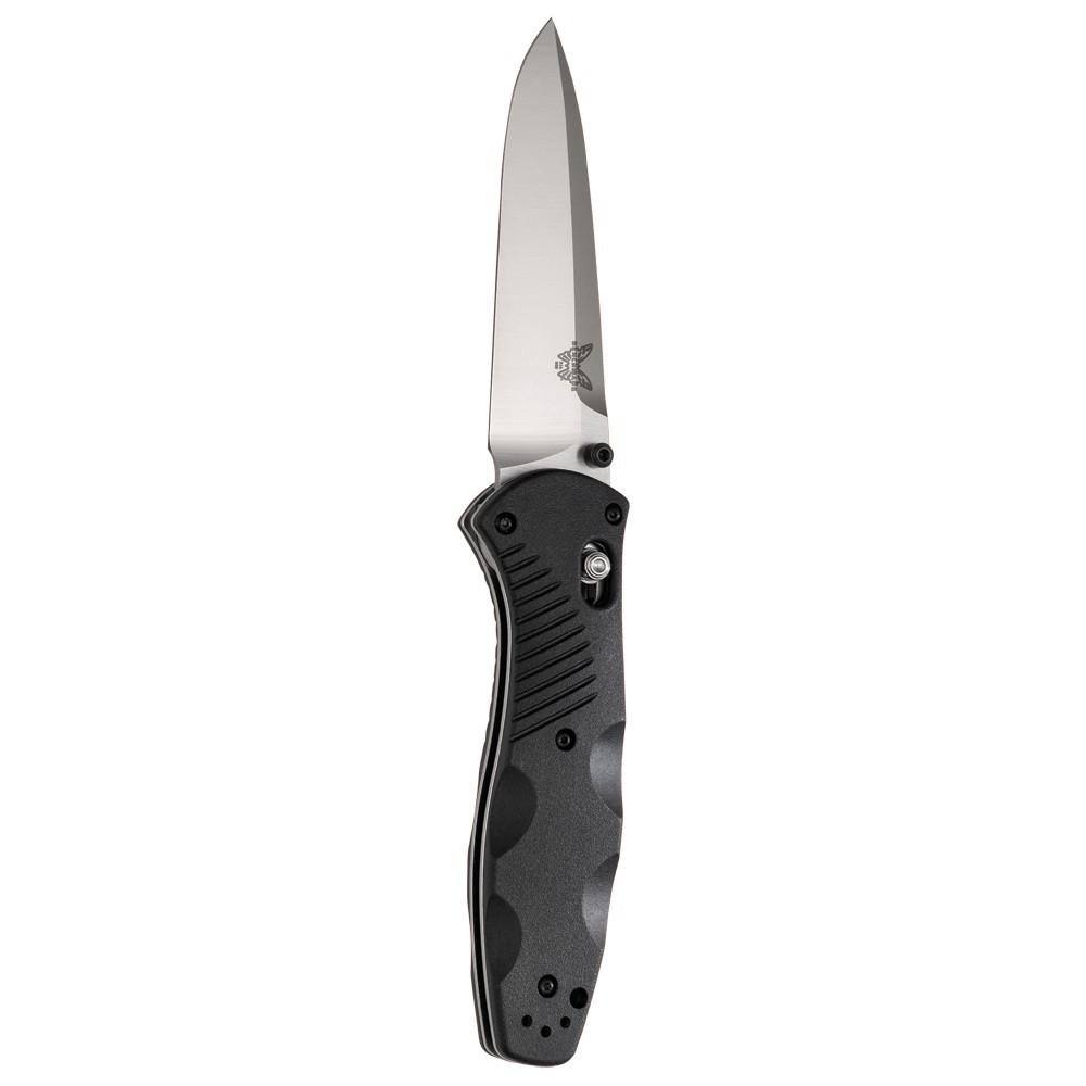Benchmade Barrage Plain Edge Assisted Folding Pocket Knife - Black, 154cm