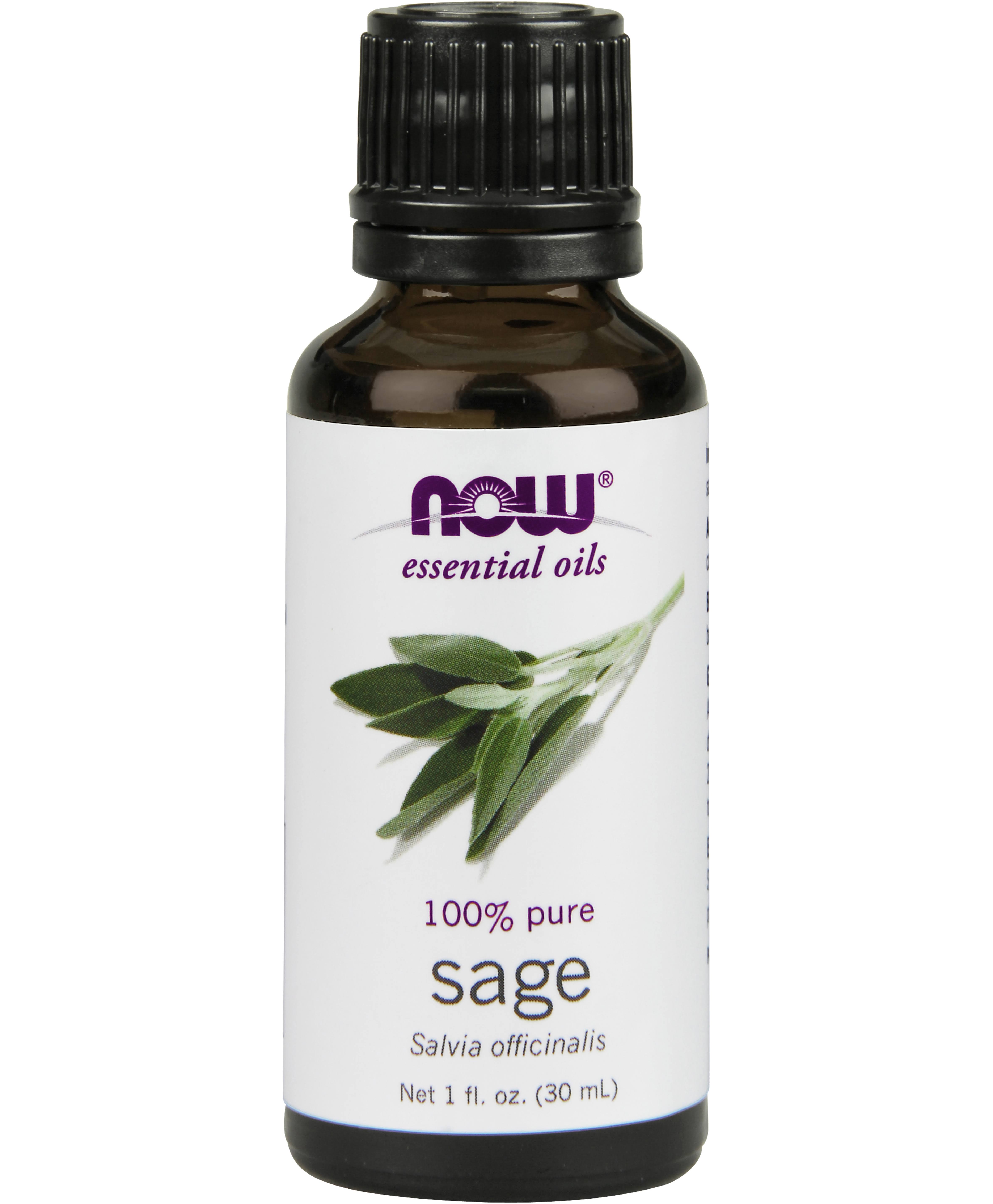 Now Essential Oils - Sage, 30ml