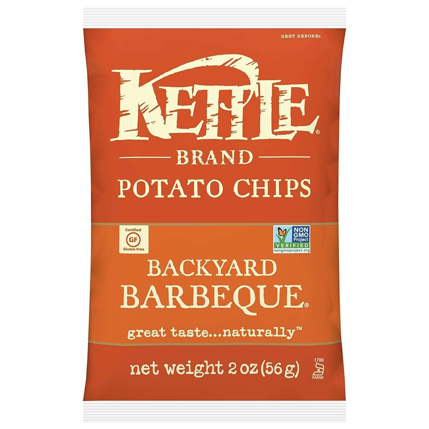 Kettle Brand Potato Chips - Backyard Barbeque, 2oz