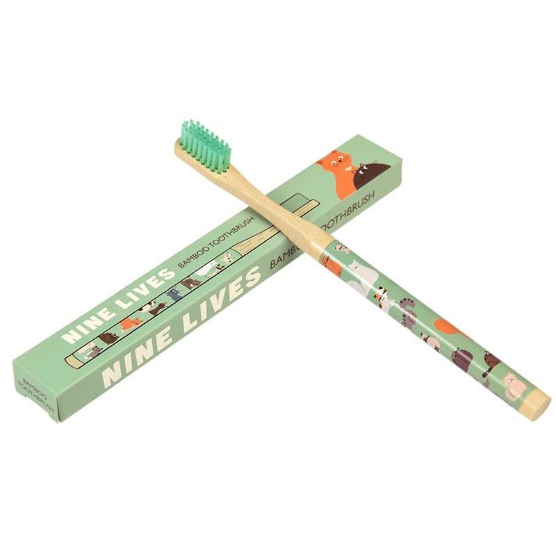 Bamboo Toothbrush - Rex London Nine Lives