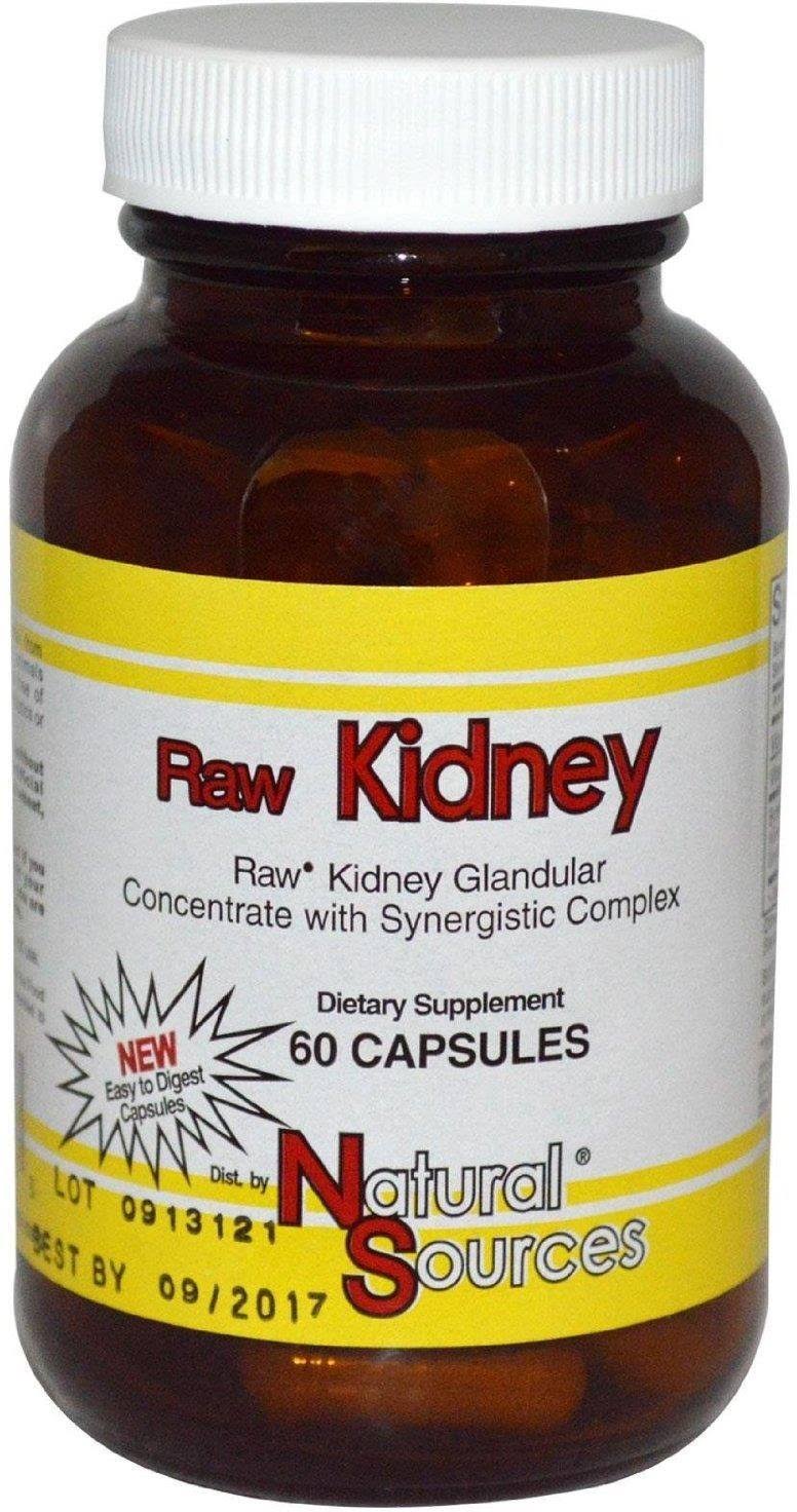 Natural Sources Raw Kidney Supplement - 60ct
