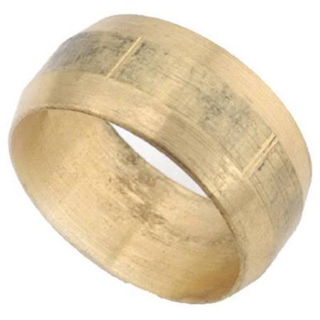 Anderson Metals 70006010 Brass Compression Sleeve - 0.63"