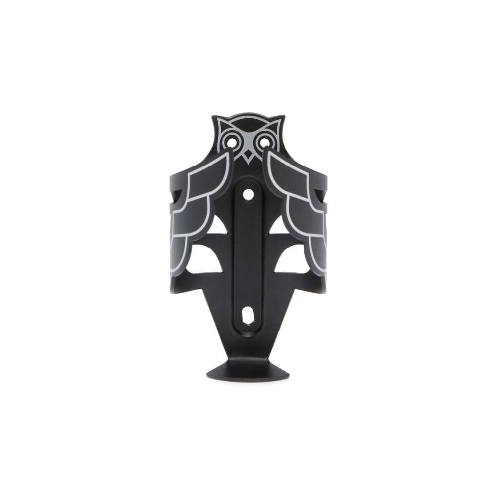 Portland Design Works The Owl Bicycle Water Bottle Cage - Black/Silver