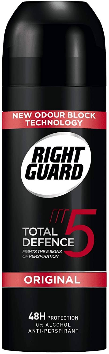 Right Guard Mens 3D Protection Anti-Perspirant - Original, 150ml