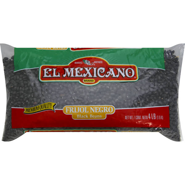 El Mexicano Black Beans - 4 lb