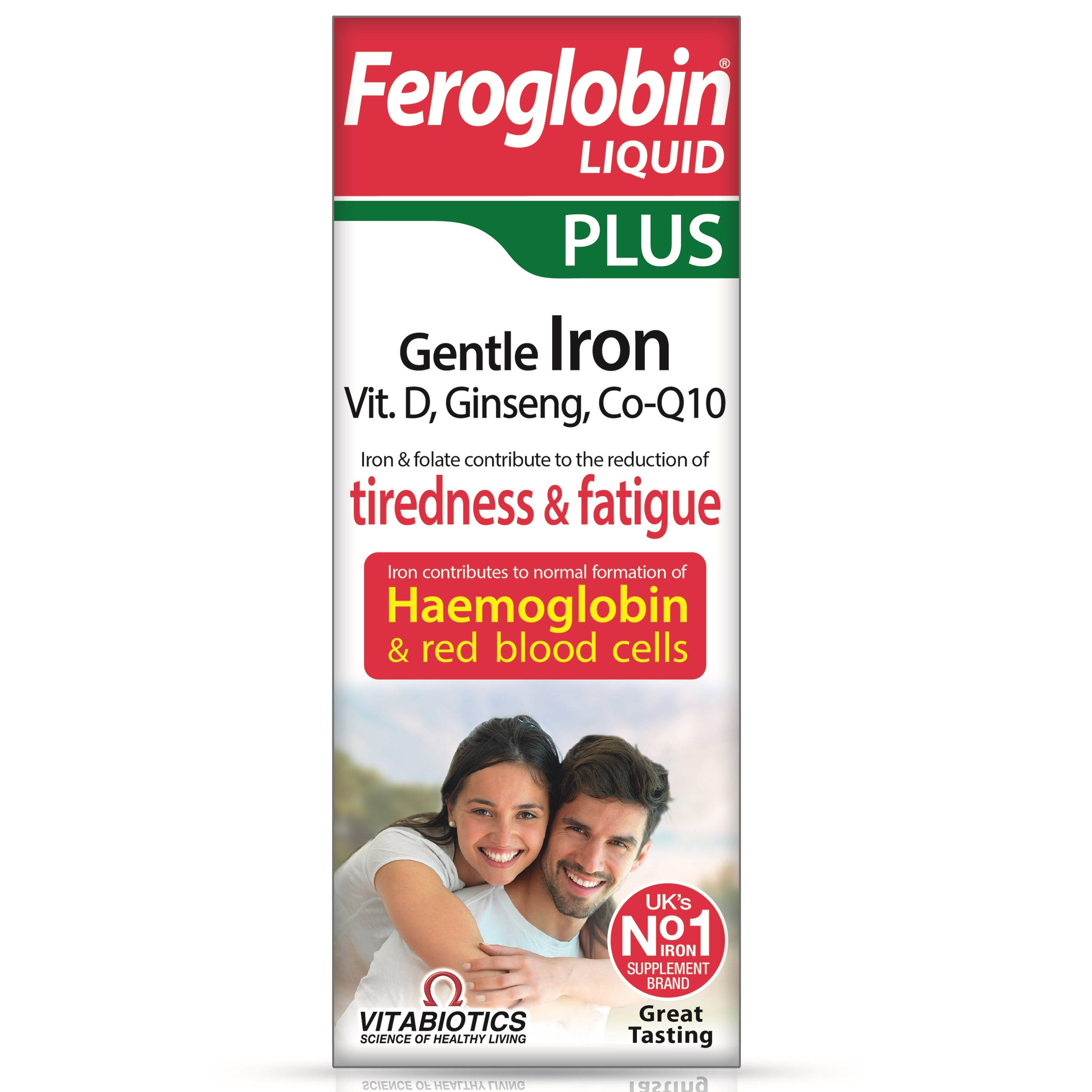 Vitabiotics Feroglobin Plus Liquid Iron Vitamins - 200ml