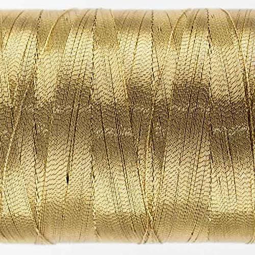 Bright Gold 1000m WonderFil Specialty Threads Spotlite 40wt rayon core metallic thread 