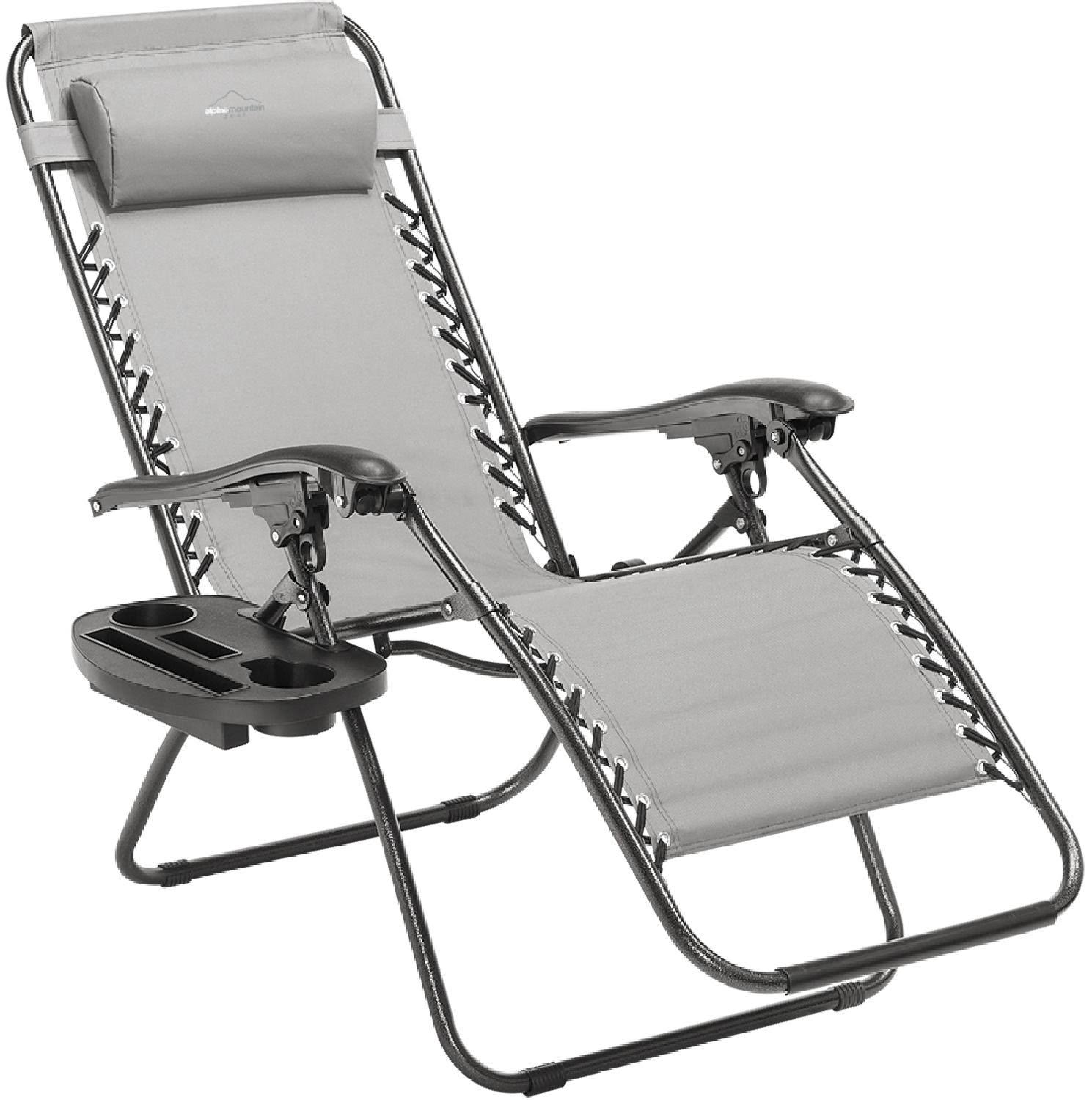 Alpine Mountain Gear Anti-Gravity Chair Gray AMG-AGC/GRY