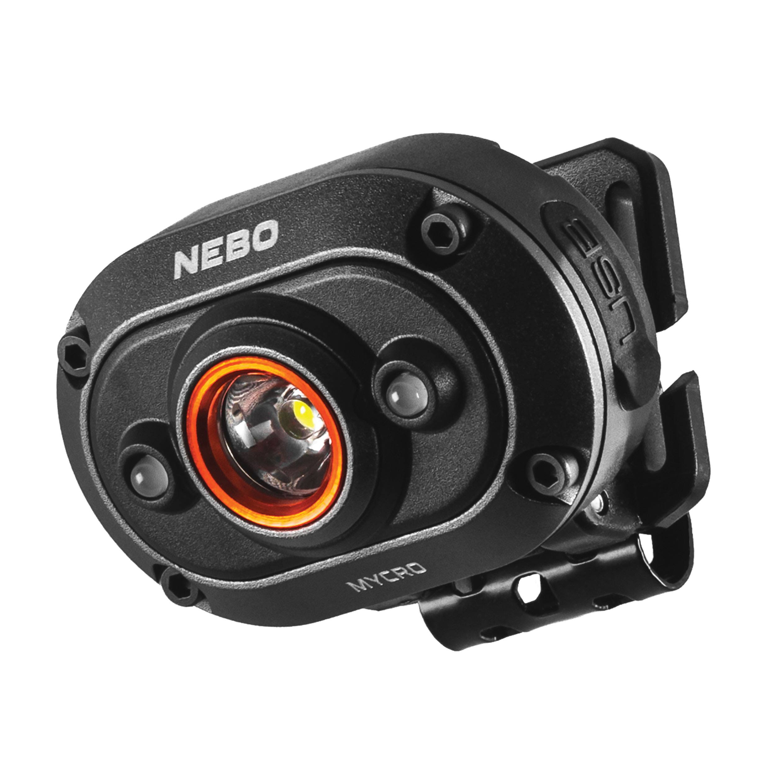 Nebo Unisex's NEB-HLP-0011 Mycro USB Rechargeable Headlamp Adjustable Cap Light With 400 Lumen Turbo Mode