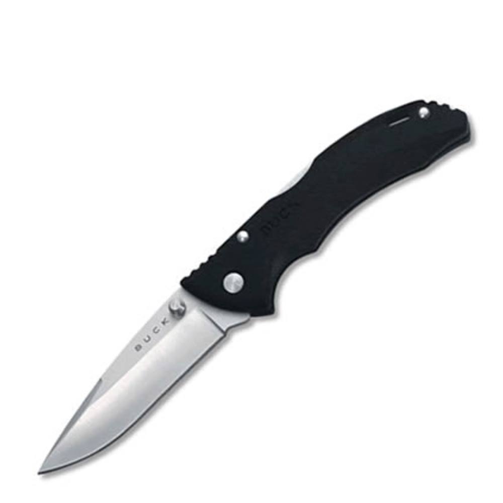 Buck 285bks Bantam BLW Straight Folding Knife - Black, 3-1/8"