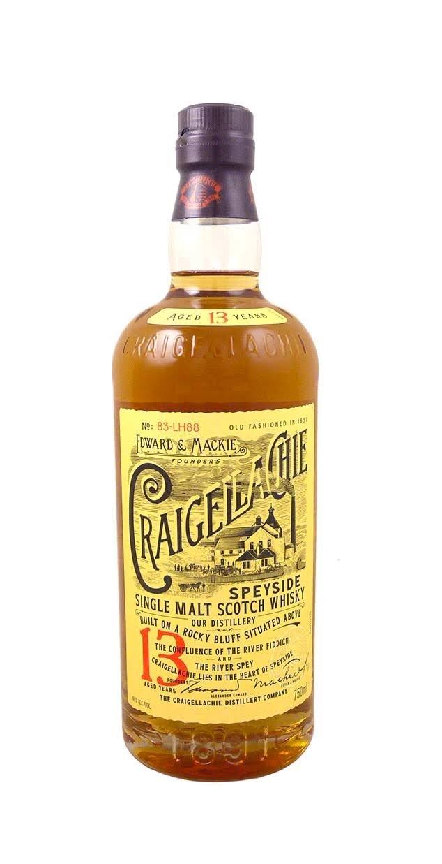 Craigellachie 13yr. Single Malt Scotch - 750 ml