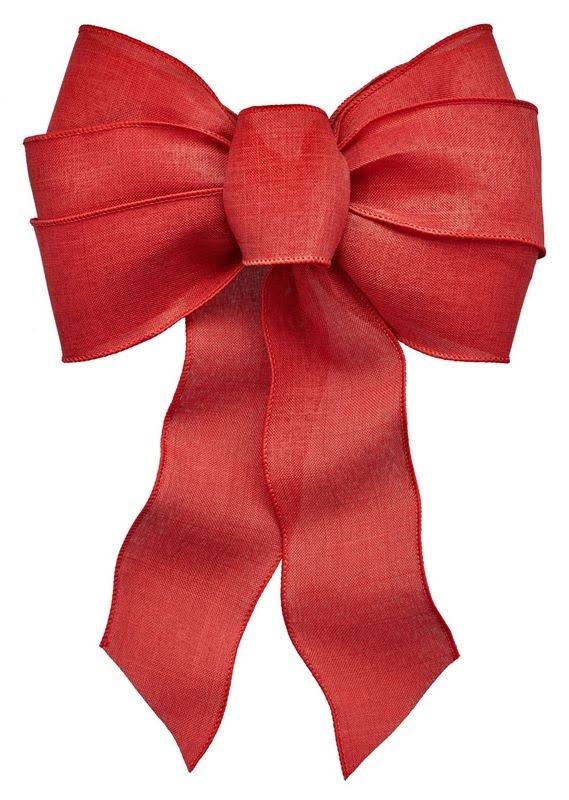 Holiday Trims 6148 Christmas Bow - Red, 14"