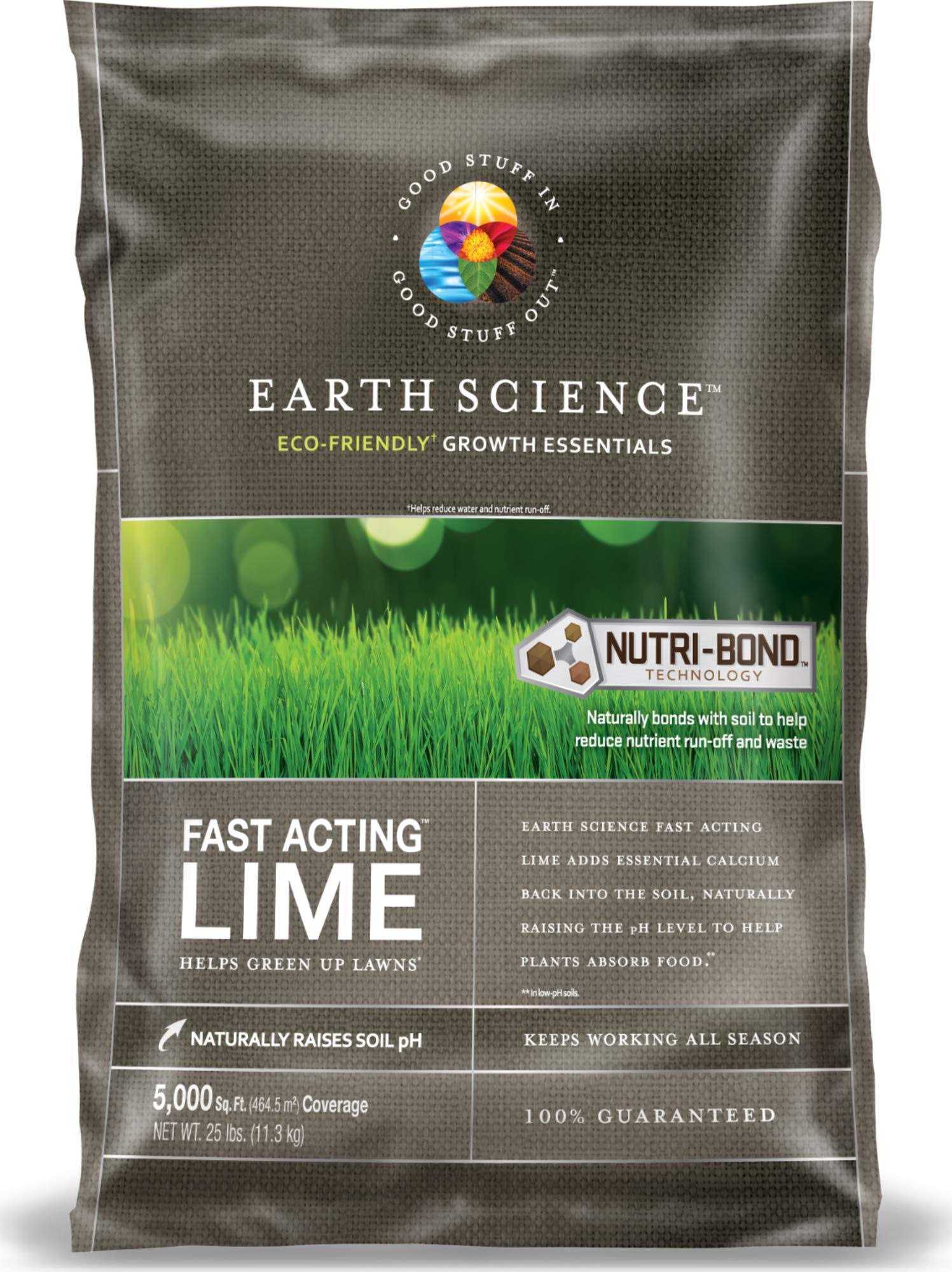 Earth Science Fast Acting Lime Fertilizers - 25lbs
