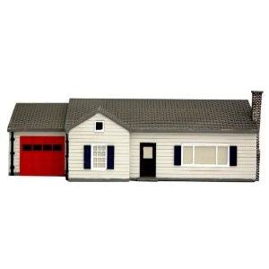 Ranch House N Scale Train Building Model Kit