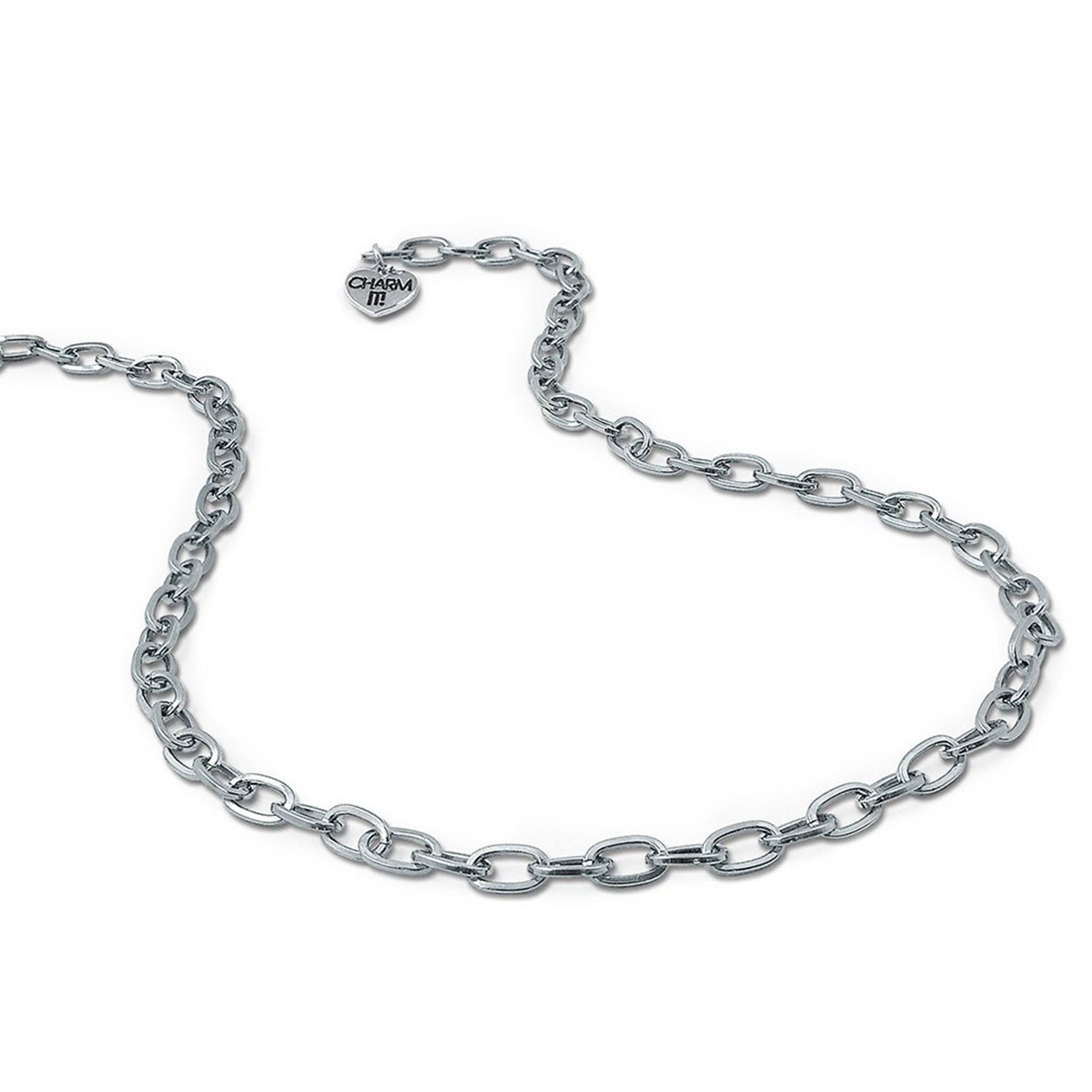 Charm It! Chain Necklace - Silver