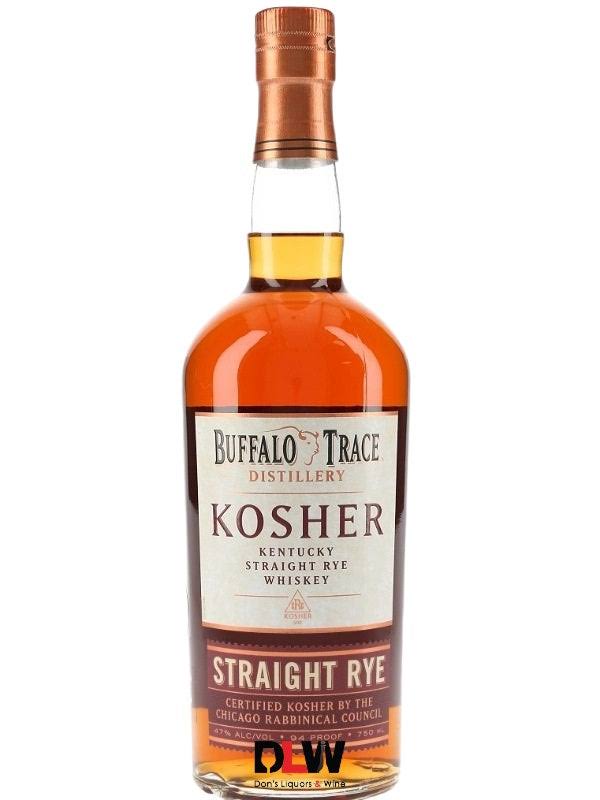 Buffalo Trace Kosher Straight Rye Whiskey (750ml)