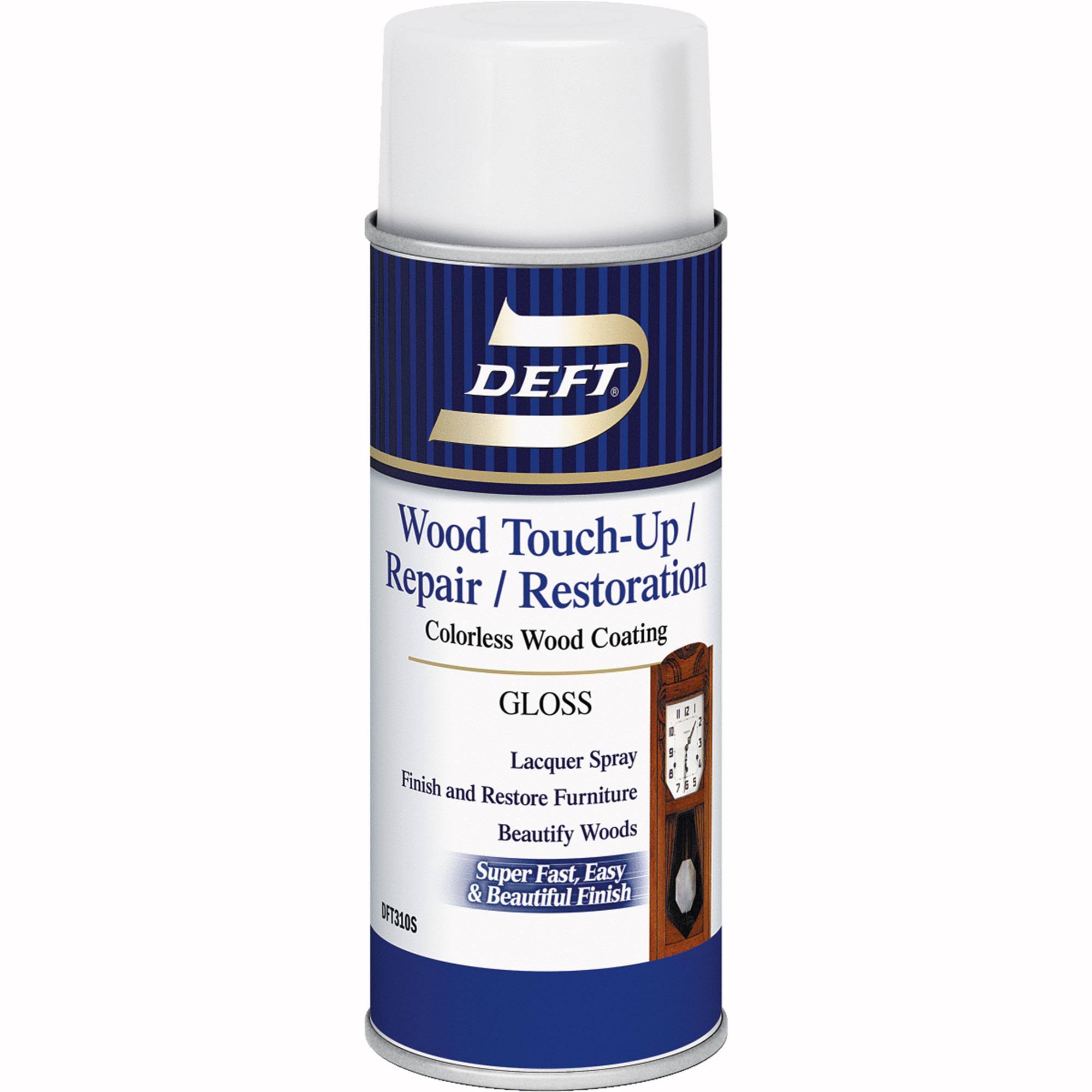Deft Aerosol Clear Gloss Interior Lacquer Spray - 12.25oz