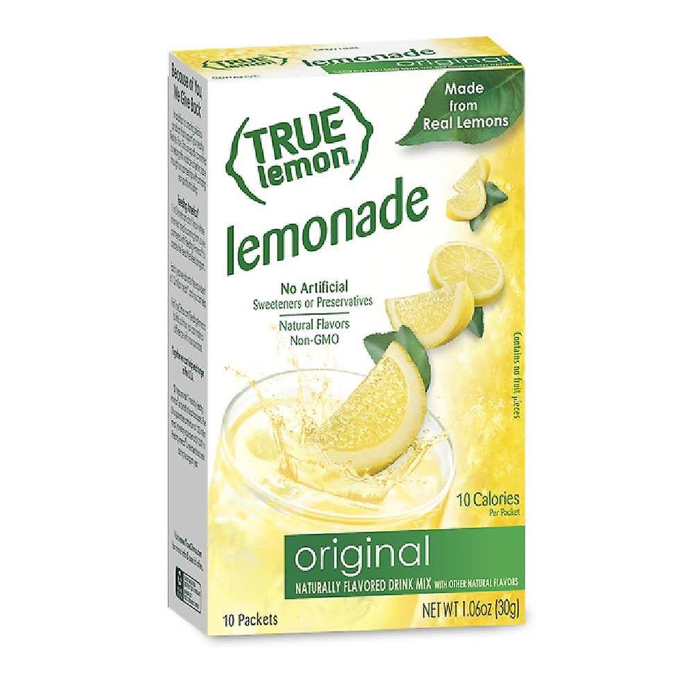 True Lemon Original Lemonade Naturally Flavored Drink Mix - 1.06oz