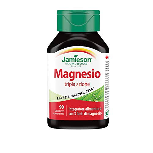 Jamieson High Potency Magnesium Complex Supplement - 90 Caplets, 250mg