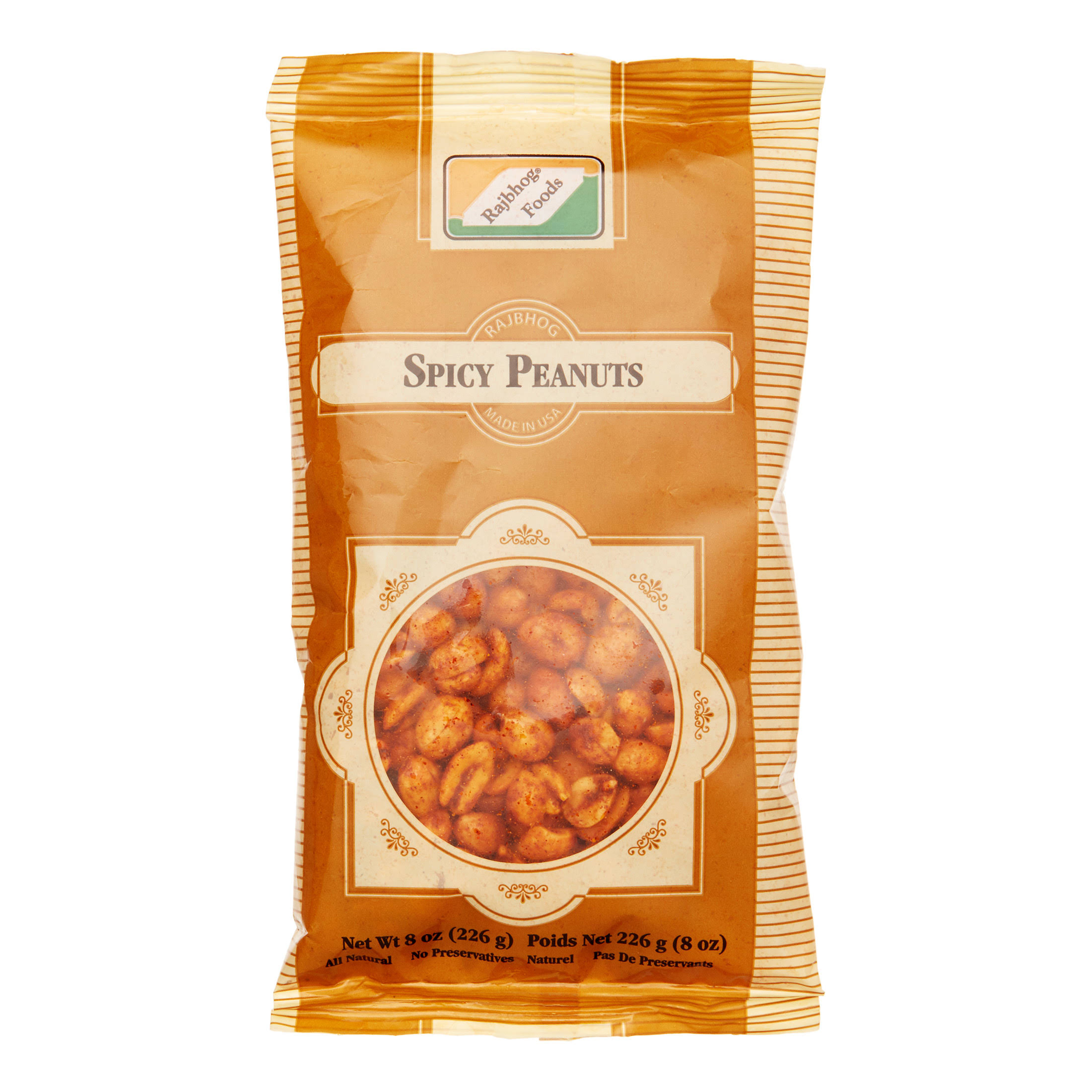 Rajbhog Spicy Peanuts, 8 oz