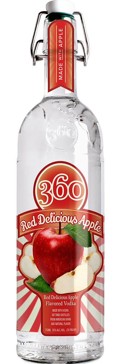 Vodka 360 Apple 1 Liter