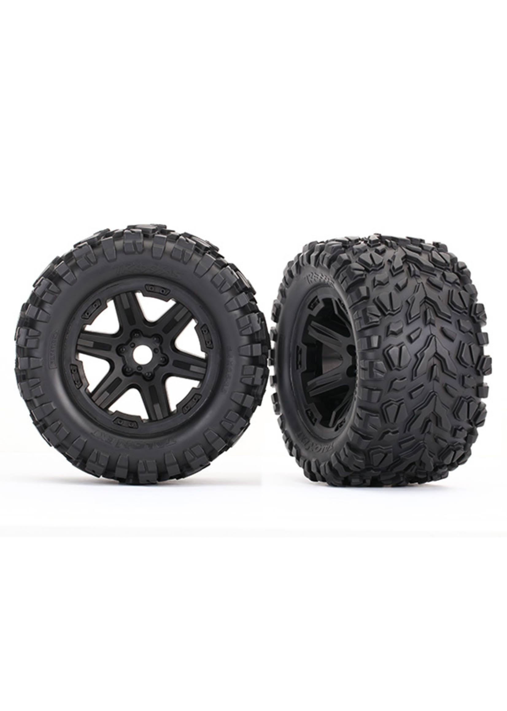 Traxxas Tires Wheels Assembled Black Talon Ext Tires 2 17mm TRX8672