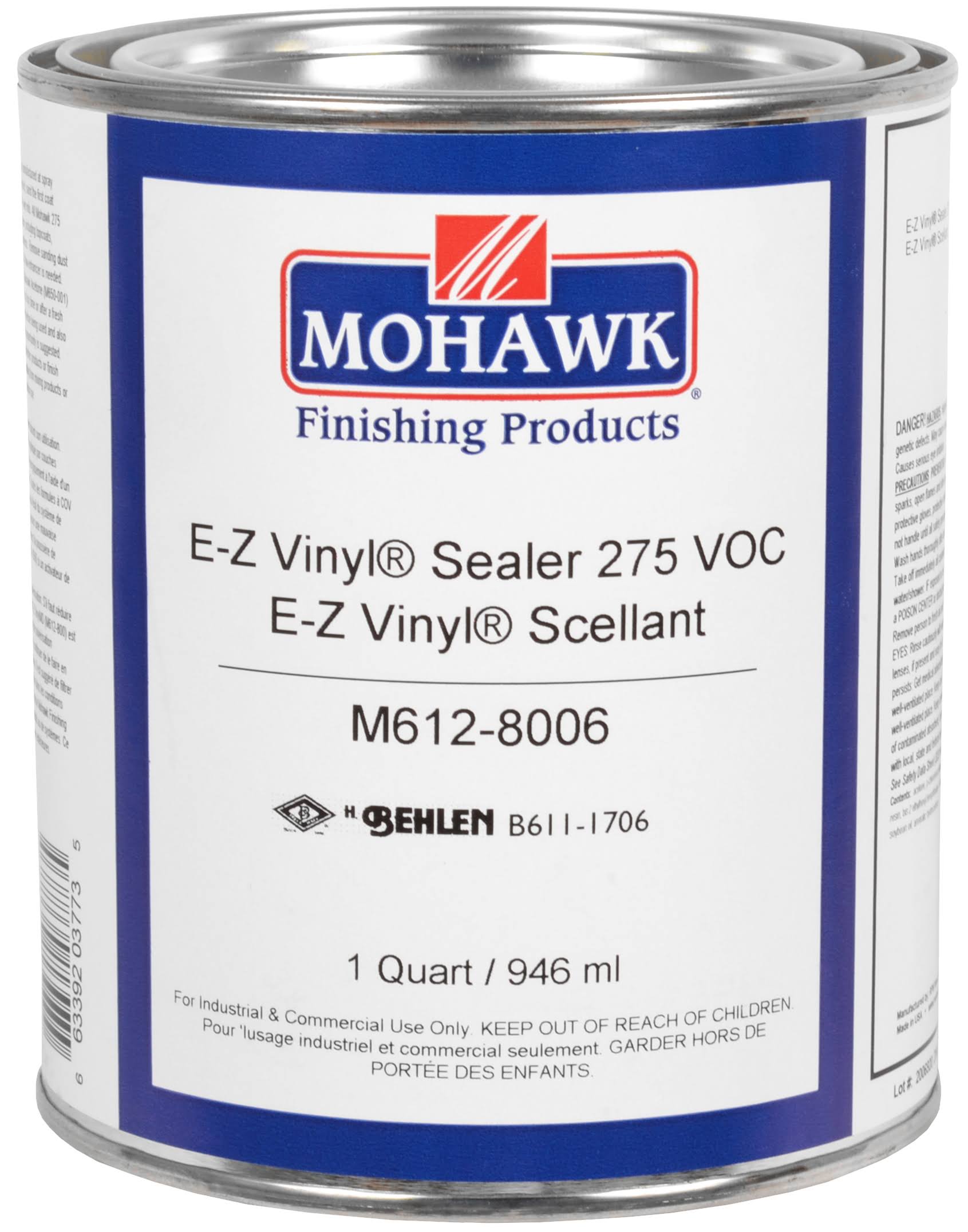 Mohawk E-Z Vinyl Clear Sealer 275 VOC - Gallon