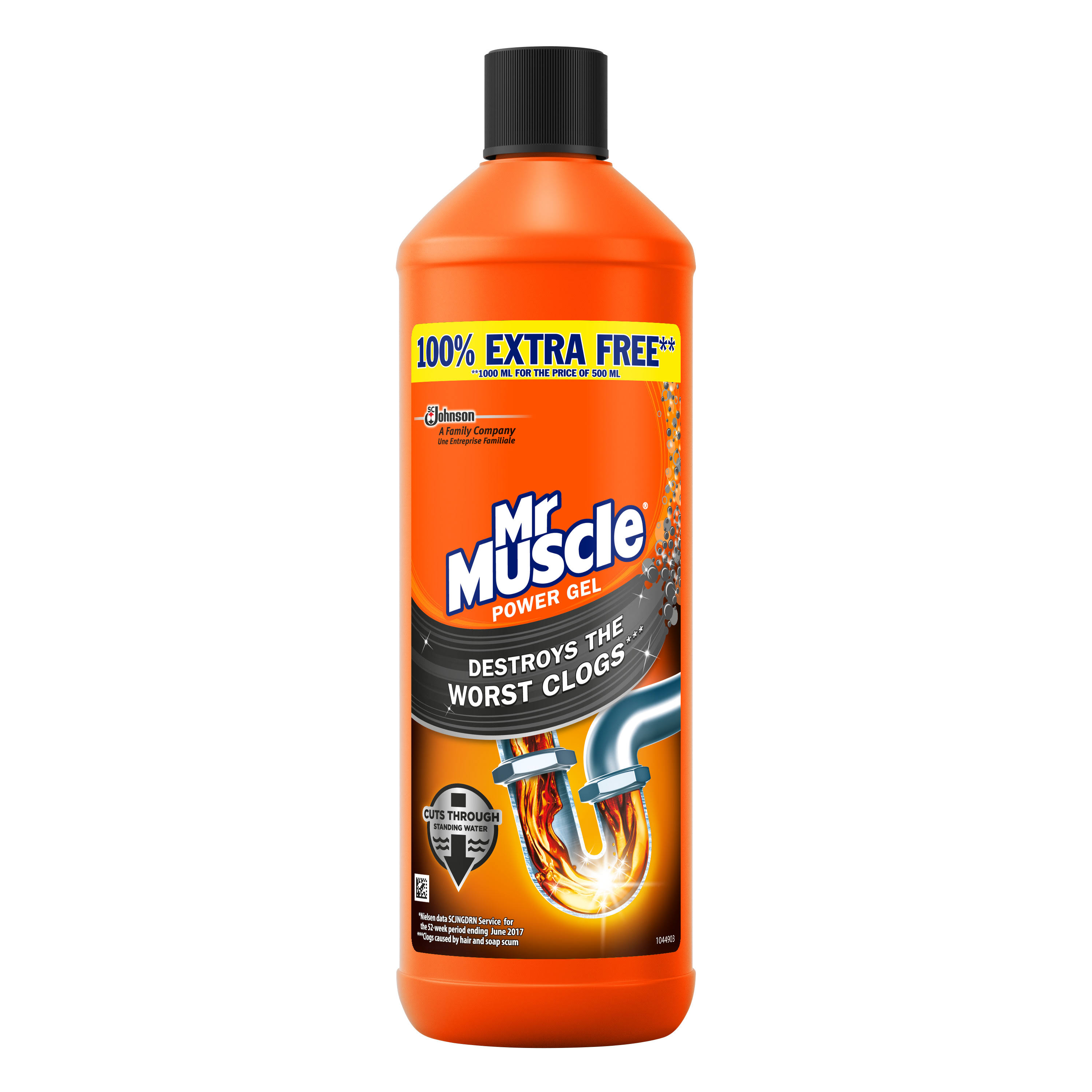 Mr Muscle Kitchen and Bathroom Drain Gel Cleaner - 500ml