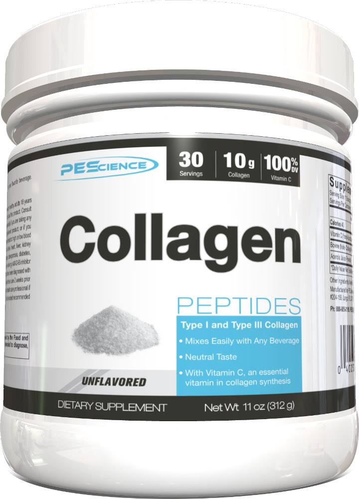PEScience Collagen Peptides Unflavored 312 Gr