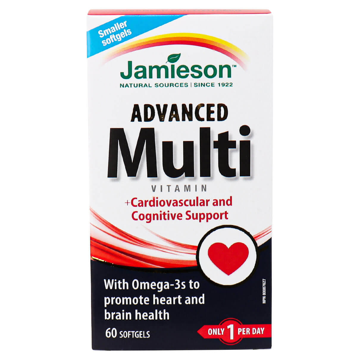Jamieson Advanced Multi + Omega-3 Supplement - 60ct