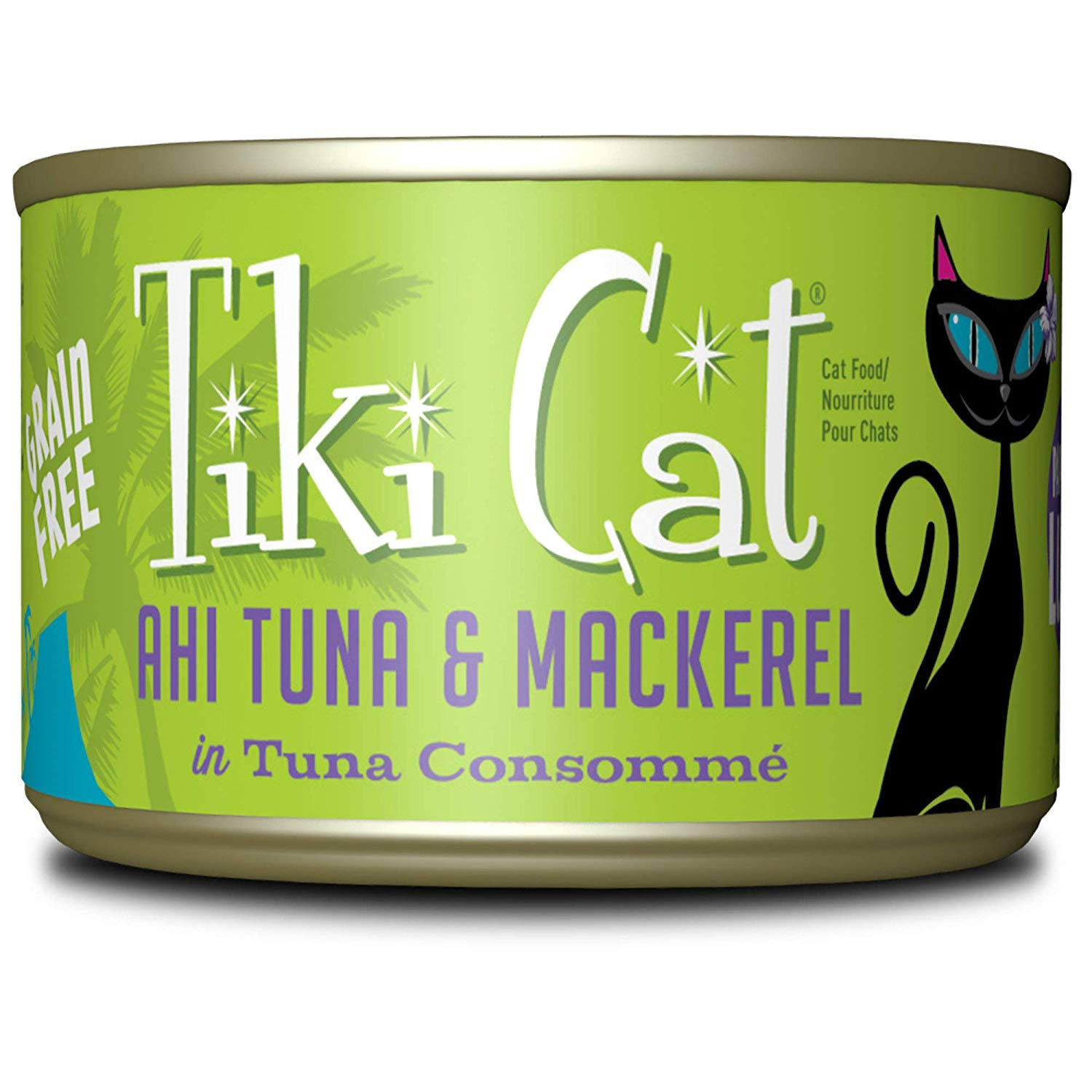 Tiki Cat Papeekeo Luau Ahi Tuna & Mackerel Cat Food | 6 oz