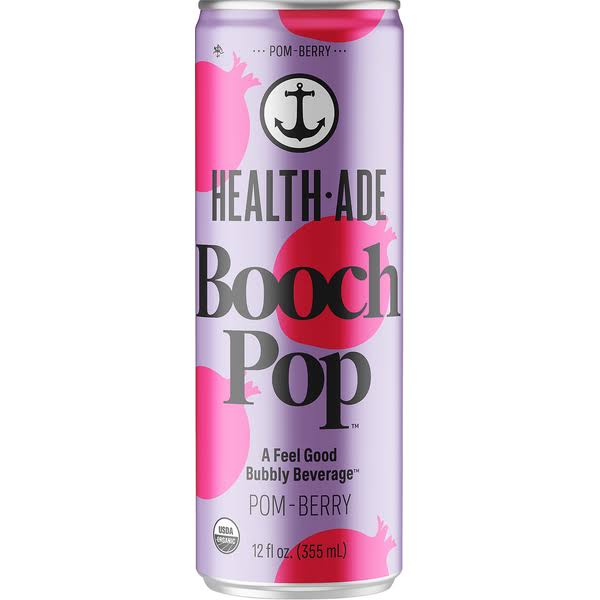 Health-Ade Pop Prebiotic Soda, Pomegranate Berry - 12 fl oz
