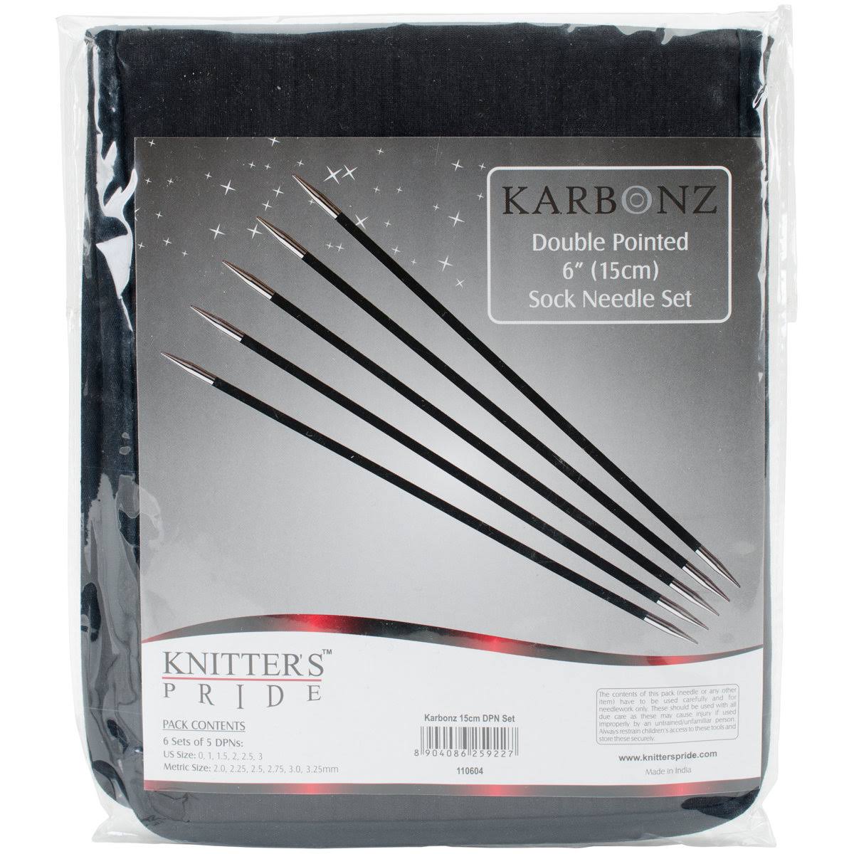 Knitter's Pride Karbonz Double Pointed Needles Set Socks Kit KP110604